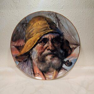 "The Whaler" Collectors‎ Plate Original Painting Endre Szabo 4770 of 7500